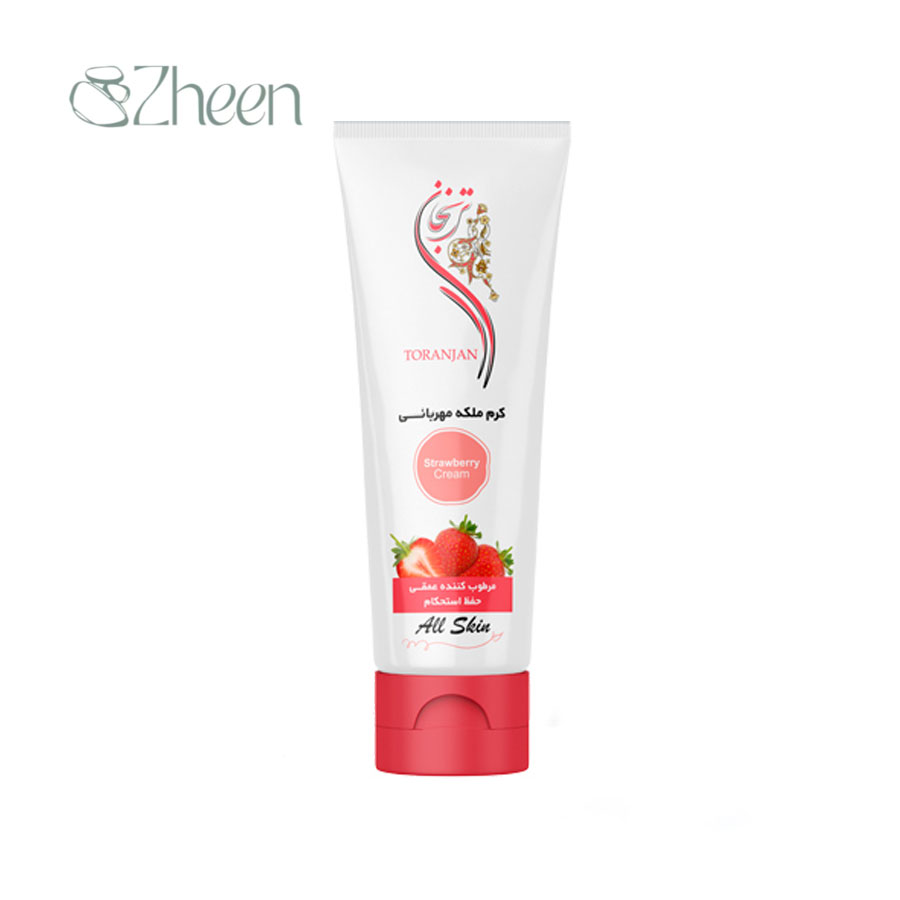 کرم مرطوب کننده عمقی ملکه مهربانی ترنجان حاوی توت فرنگی 100میل